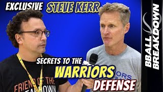 Steve Kerr EXCLUSIVE: SECRETS To The Warriors DEFENSE