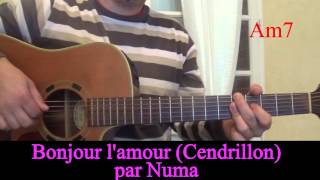 Guitar cover with chords: So This Is Love (Cinderella)  Bonjour l'Amour (Cendrillon)