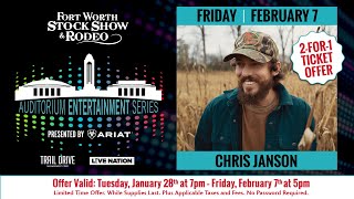 Chris Janson - February 7th - Will Rogers Auditorium