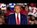 Trump denigrates Detroit at a rally in swing state Michigan