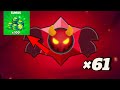 61 Adet Şeytan 😈 hediyesi açtım 100 elmas çıktııı-Brawl stars