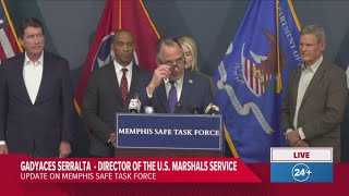 Director of the U.S. Marshals Service Gadyaces Serralta, MSTF press conference - Nov. 24, 2025