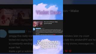 Subliminal Results ★ Get a love confession • Make your SP conform #lawofassumption #subliminal