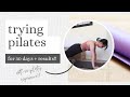 trying at home pilates for 30 days (move with nicole) + results! 🧘🏻‍♀️|| glow up journey diaries