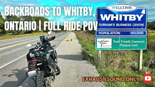 Exploring Ontario: Scenic Ride to Whitby on The Yamaha Ténéré 700