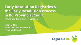 Early Resolution Process - Joint Information Session FJSD & LABC