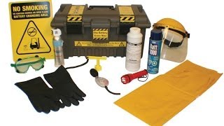 Complete Forklift Battery Handling PPE Kit 614-583-5749 *