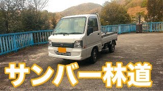 [TT2] スバル サンバートラックで林道を走ってみた [4WD]