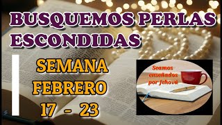 Busquemos perlas escondidas. Semana Febrero 17 - 23