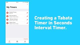 Creating a Tabata Timer in Seconds Interval Timer