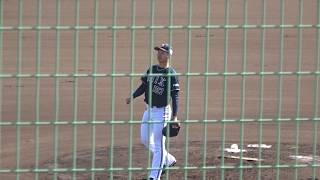 【実戦シート打撃】漆原大晟投手 vs 白崎浩之 → 後藤駿太 → 杉本裕太郎 → 小田裕也 → 西浦颯大 → 若月健矢選手の打順