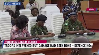 Defence Headquarters Says Troops Intervened In Plateau Killings But Damage Had Been Done