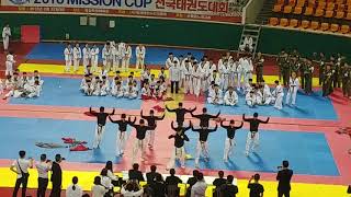 2018 미션컵 혼합부 태권체조 1위