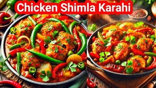 Chicken Shimla Mirch karahi | Chicken Gravy Recipe | Chicken Recipe | Chicken Karahi Recipe