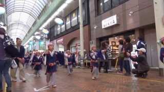 上總組さん　よさこい東海道2013立冬・2日目仲見世演舞場