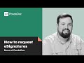 How to request + capture eSignatures [Demo of PandaDoc]