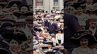 UK 1904 |  AI restored vintage footage | Time travel to Blackpool #shorts