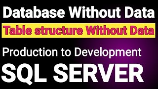 SQL Server Script Creation || How to Generate SQL Server Database Script || SQL Server Script Wizard