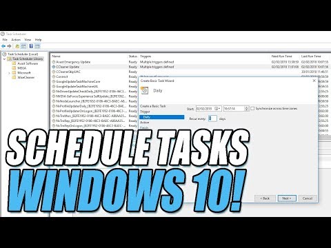 How to use Task Scheduler on Windows 10 auto-starting programs or scripts