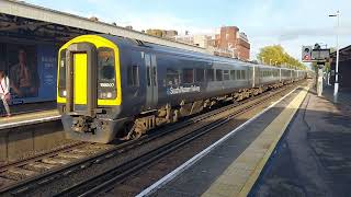 SWR Class 159007 159008 \u0026 158887 Arriving into Woking The 22nd of October 2024