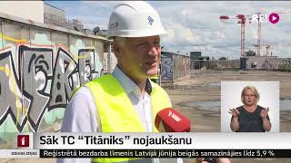 Sāk TC “Titāniks” nojaukšanu