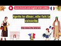 français pour débutants  | apprendre le francais avec La routine quotidienne d'Emma