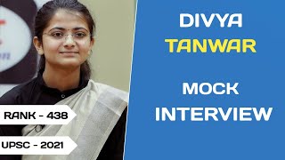 Divya Tanwar🔥| Hindi Medium | Dristi ias Interview | Divya Tanwar Motivation Video| Upsc Topper 2022