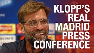 Klopp's Champions League final press conference | Real Madrid