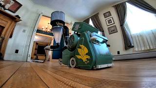 Lagler HUMMEL teamed with Oneida Dust Cobra means NO DUST sanding hardwood floors.