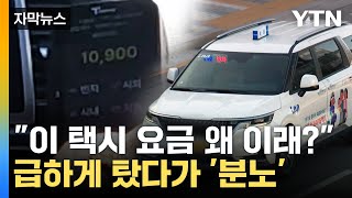 [자막뉴스] "이 택시 요금 왜 이래?"…급하게 탔다가 '분노 폭발' / YTN