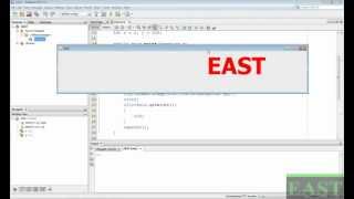 How to move text in java