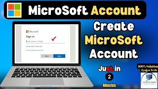 How to Create Microsoft Account in Laptop 2025 | Microsoft Account Kaise Banaye🔥 Microsoft ID Create