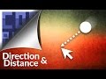 Python Pygame Tutorial - Direction and Distance