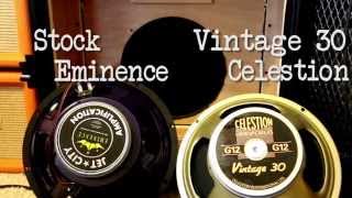 Celestion Vintage 30 vs. Eminence Speaker Comparison