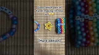 Guess which part of Kandi making I’m new to 😻 (hard edition) #kandi #furry #therian #cringe