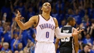 Russell Westbrook's Deep Bomb Beats the Halftime Buzzer