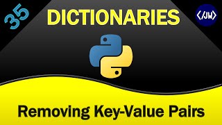 Remove elements from a dictionary in #Python | #learnpython #pythontutorial