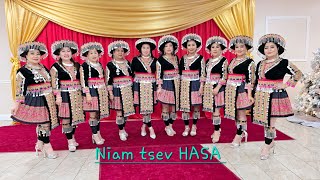 Niam tsev HASA dance at HASA new year eve party (2024)