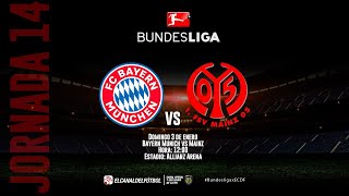 Partido Completo: Bayern Munich vs Mainz  | Jornada 14 - Bundesliga