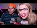 my boyfriend does my makeup