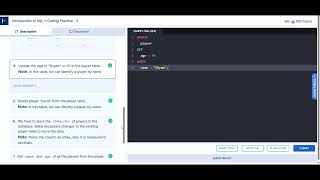 SQL | Introduction to SQL | Coding Practice-2 | NxtWave CCBP 4.0