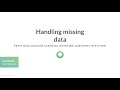 Python Tutorial: Handling missing data