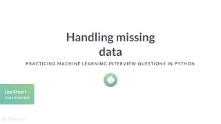 Python Tutorial: Handling missing data