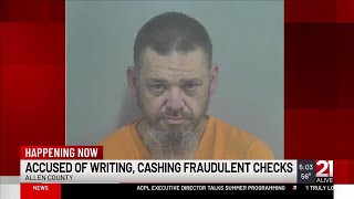Fort Wayne man accused of writing, cashing fraudulent checks