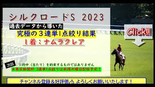 ㊗ナムラクレア1着的中！★【123着考察】 シルクロードS 2023 ～究極の3連単1点絞り理論～ 注意本動画はデータに基づいた考察であり、的中（当たりを約束するものではありません #シルクロードs