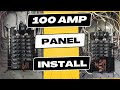 How to wire a 100 amp service panel. ,  2020 National Electrical Code compliant