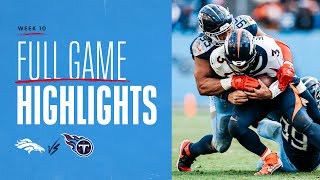 Tennessee Titans Highlights vs. Denver Broncos | Game Highlights