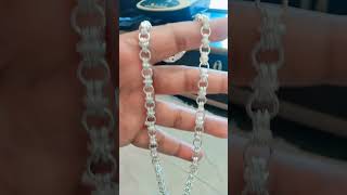 Silver chain design | चांदी की चेन | mens fashion #silverchain | Elegant SILVER Chain Designs