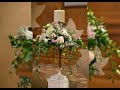 most beautiful adorable modern church flower arrangement