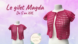 Comment réaliser un gilet léger au crochet - le gilet Magda